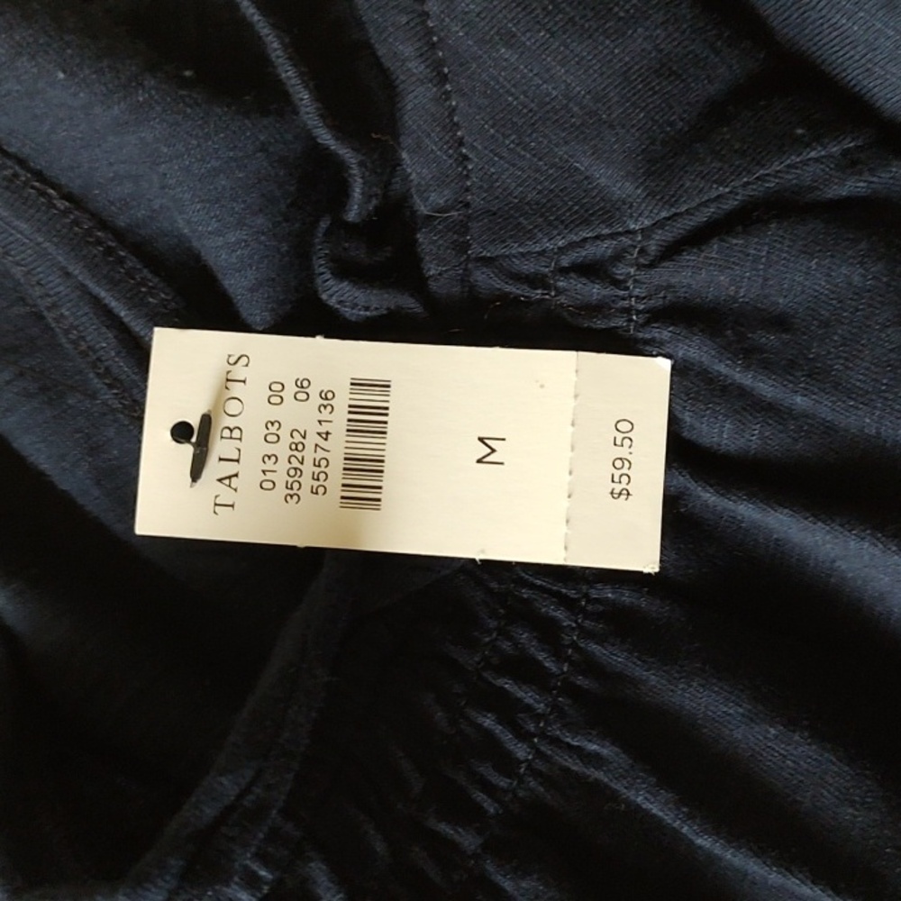 Talbots Ruffle Neck Tee NWT - Picture 8 of 8